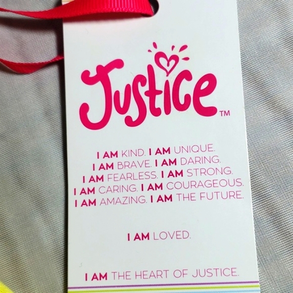 NWT Justice Girls Smocked Tank &Short Pajama Set &Scrunchie, 2-Piece Sz 16/18 - Picture 10 of 16